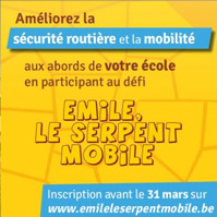 Emile le serpent mobile : Inscrivez-vous !